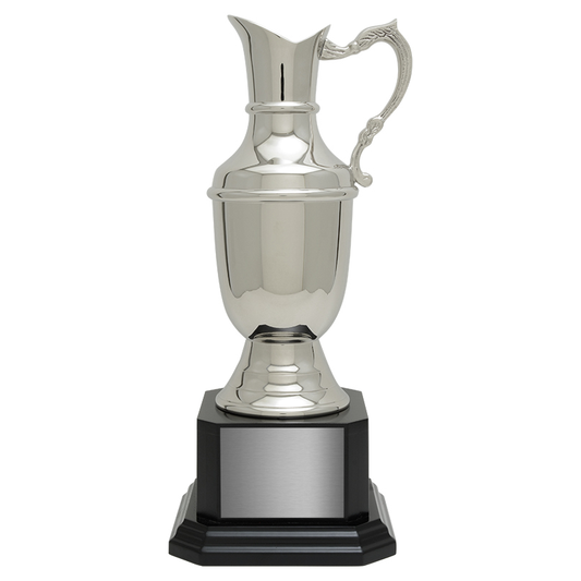 St Andrews Nickel Plated Brass Jug