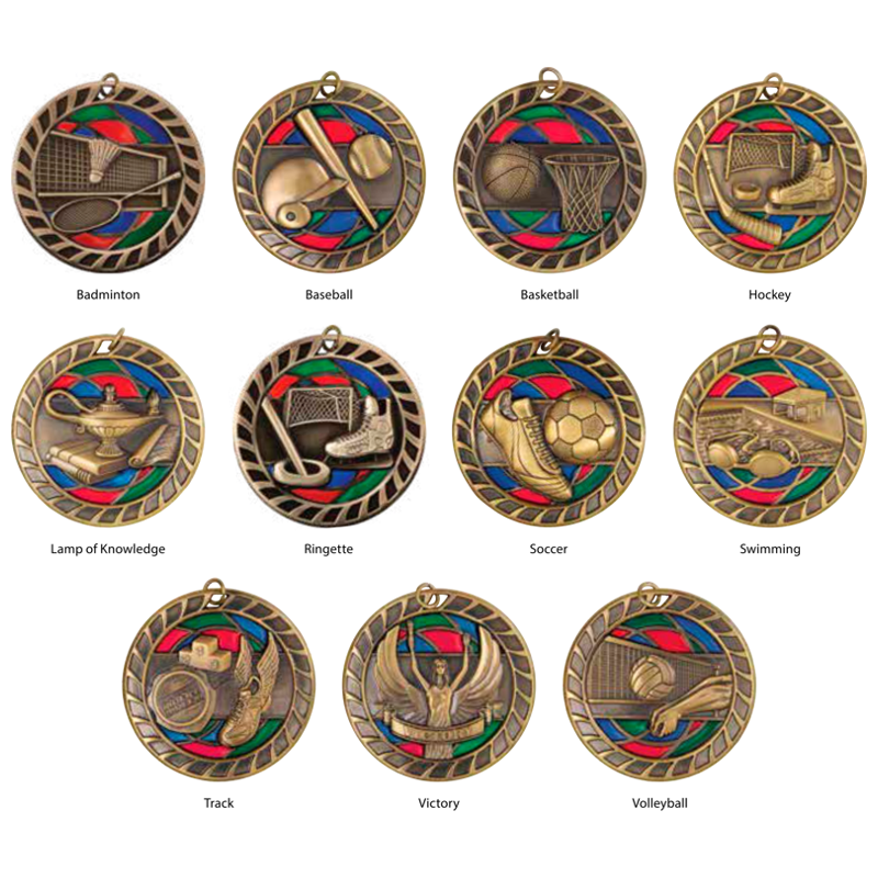 Stained Glass Medals