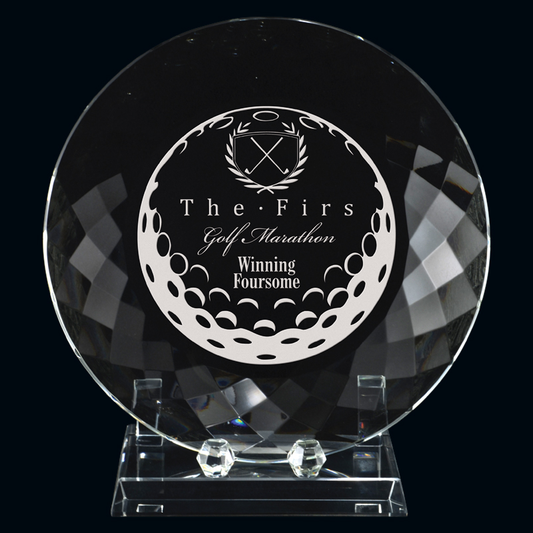 Stratford Crystal Plate and Base