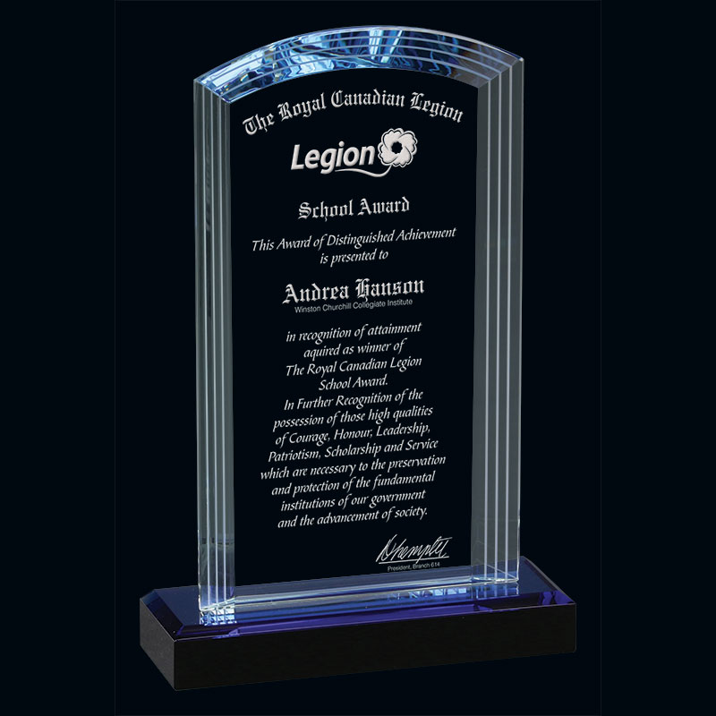 Colour Series - West Palm Crystal Award