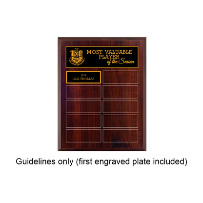 Cherrywood Laminate Plaque - Annual