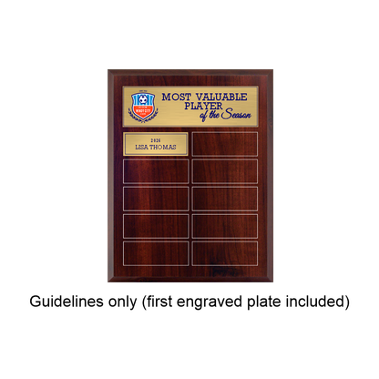 Cherrywood Laminate Plaque - Annual