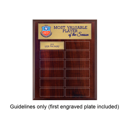 Cherrywood Laminate Plaque - Annual