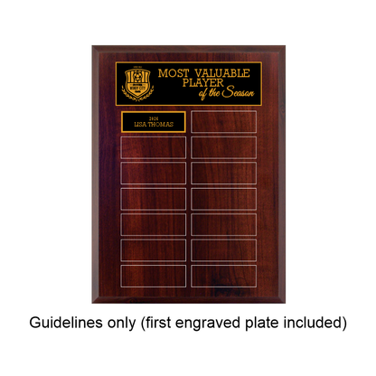Cherrywood Laminate Plaque - Annual