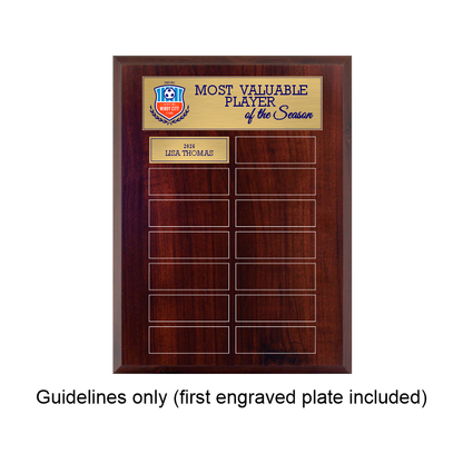 Cherrywood Laminate Plaque - Annual