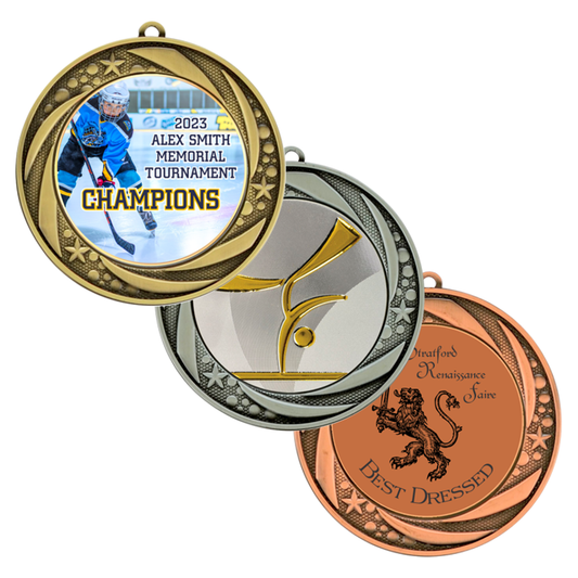 Aqua Custom Medals