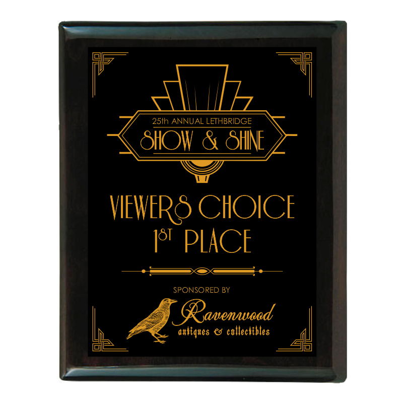 Piano Finish Plaque