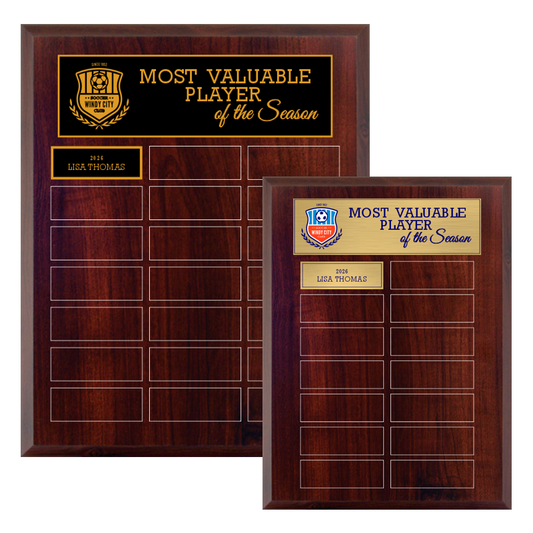 Cherrywood Laminate Plaque - Annual
