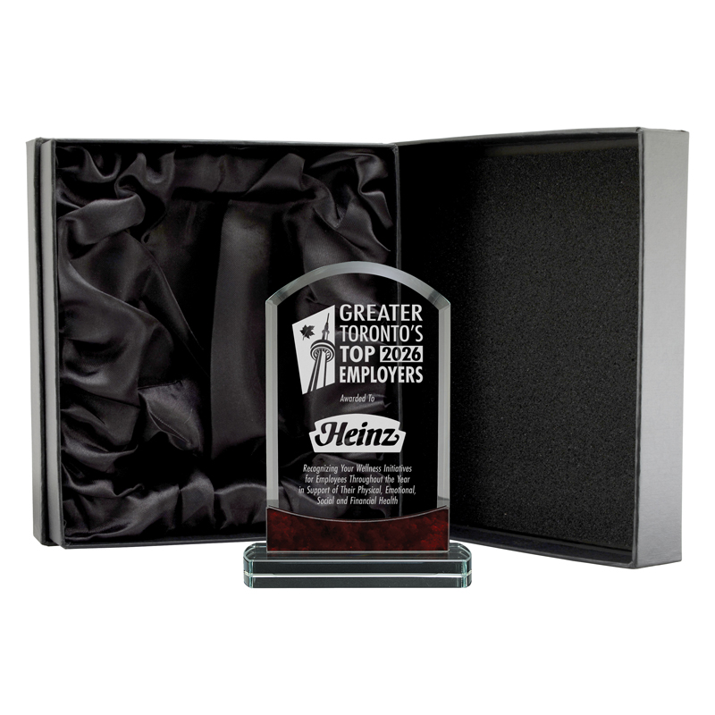 Includes satin-lined box