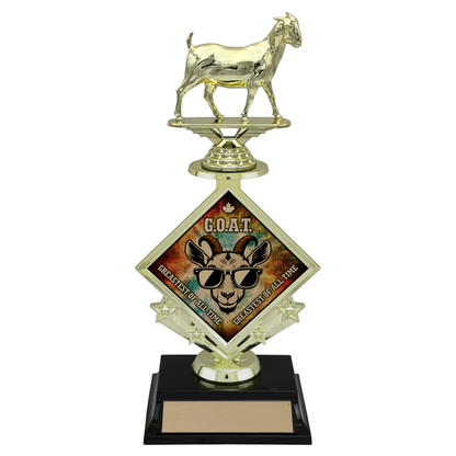 GOAT Figure Trophy with Riser
