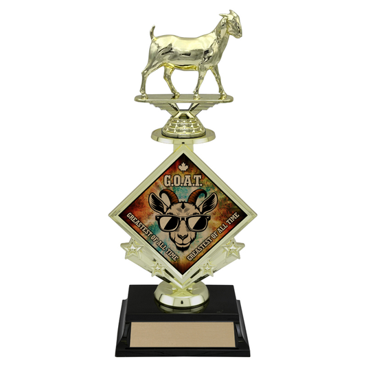 GOAT Figure Trophy with Riser