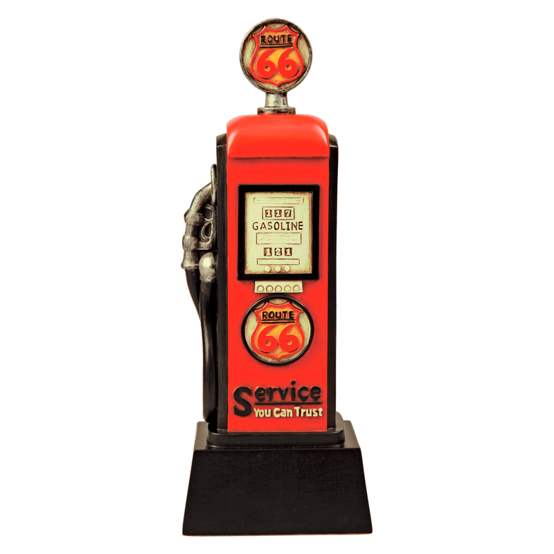 Gas Pump Resin Award with Base - Racing