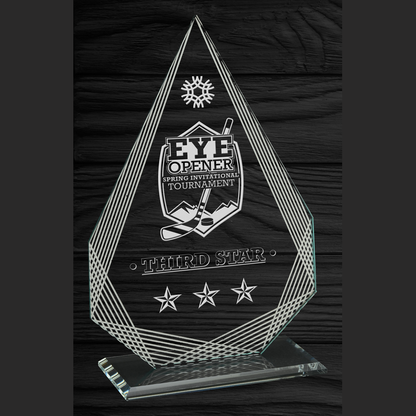 Mirrored Lines Series - Glitter Award