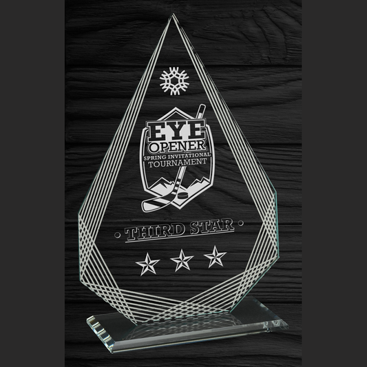 Mirrored Lines Series - Glitter Award