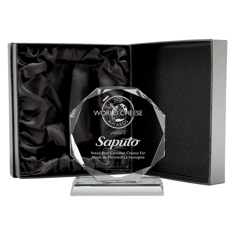 Includes satin-lined box