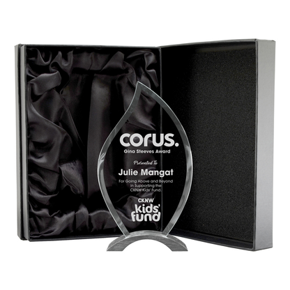 Includes satin-lined box