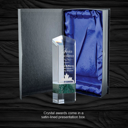 Green Marble Series - Oasis Crystal Award