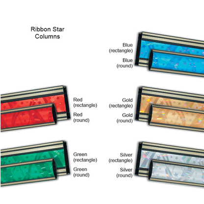 Double 2 Post Column Trophy with Plastic Base