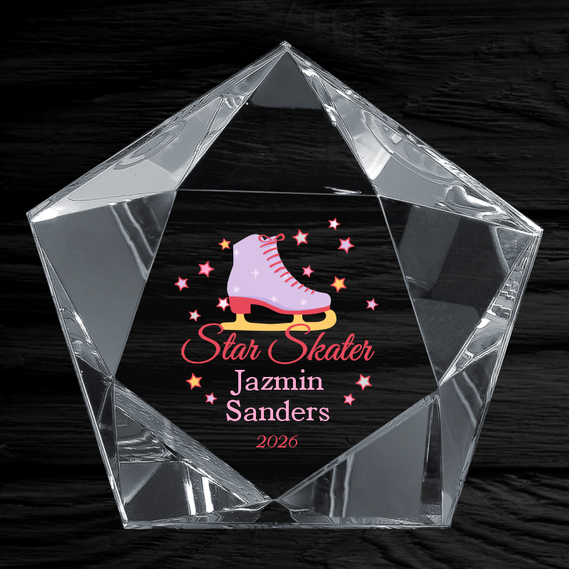 Star Crystal Paperweight