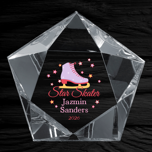 Star Crystal Paperweight