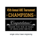 Championship Ring Resin Award