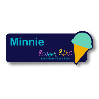 Name Badge - Custom Plastic - Printed
