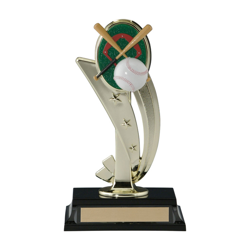 3D Sport Figure Trophy - Baseball (Male)