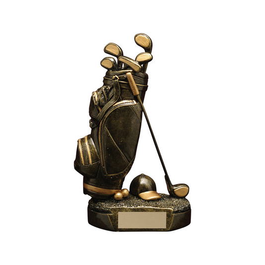 Aztec Gold Golf Bag Resin Award - Golf