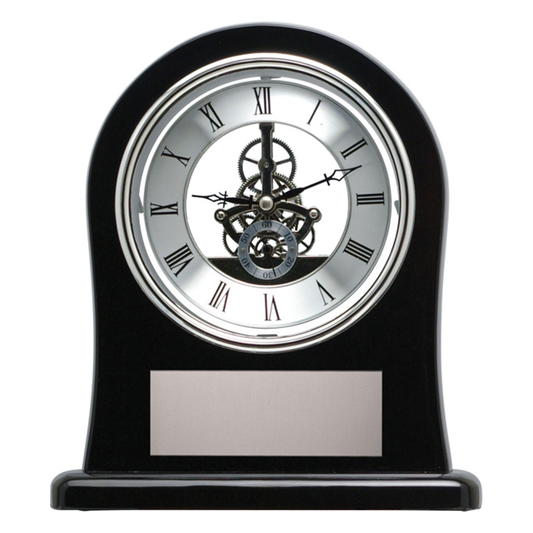 Black Skeleton Clock