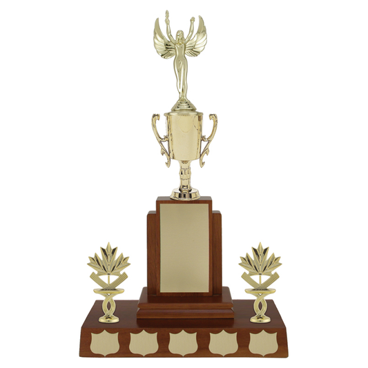 Chalice Cup Walnut Trophy