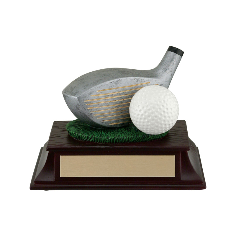 Club & Ball Resin Award - Golf