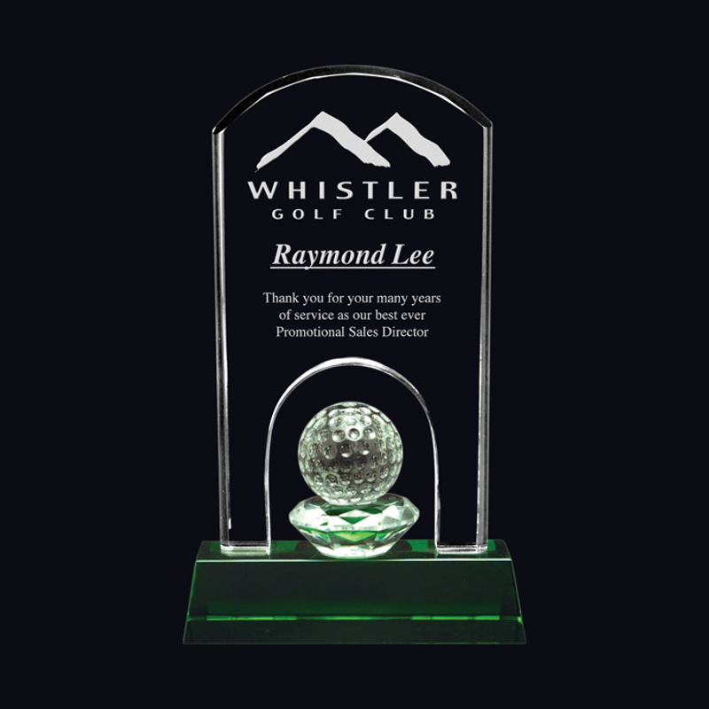 Golf Series - Emerald Hills Crystal Award