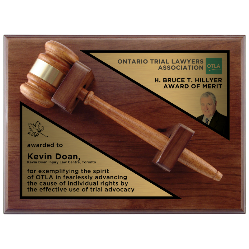 Walnut Gavel with Plaque