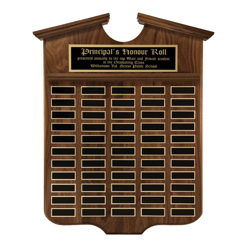 Grant Walnut Plaque - Annual