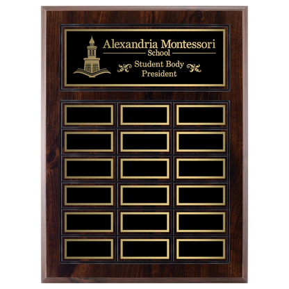 Grooved Annual Plaque