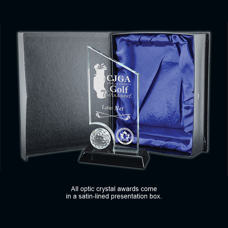 Golf Series - Hidden Lake Crystal Award