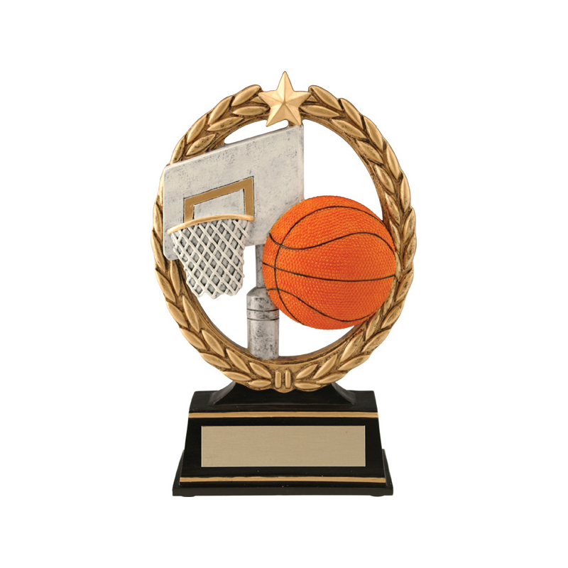 Negative Space Resin Award - Basketball