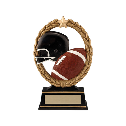 Negative Space Resin Award - Football