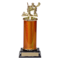 1-Post Rectangular/Oval Column Trophy