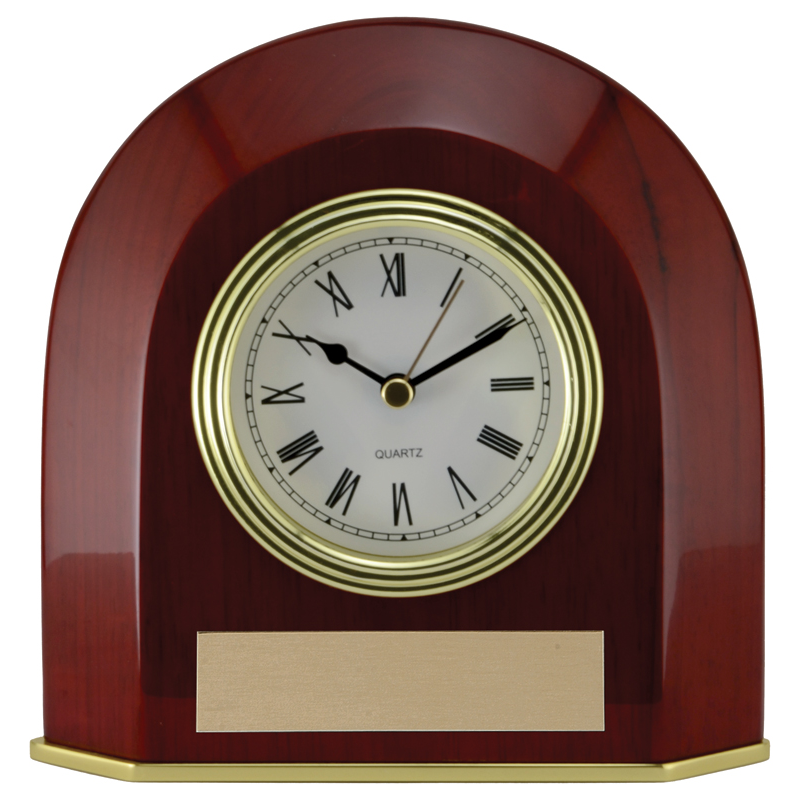 Oval Elliptical Edge Clock