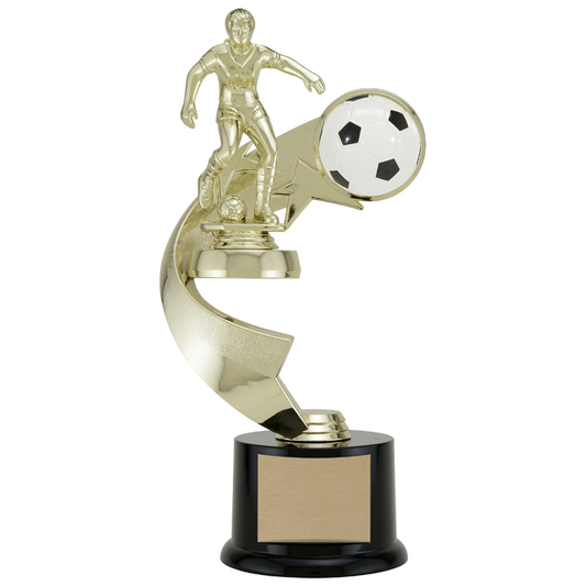 Ribbon Star Figure Trophy - Soccer