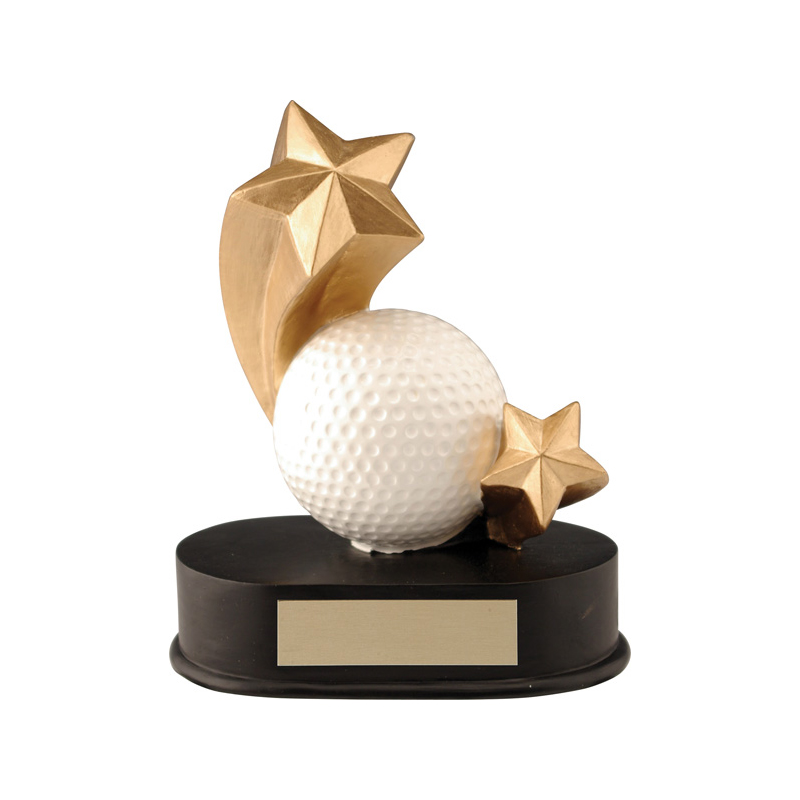 Shooting Star Resin Award - Golf