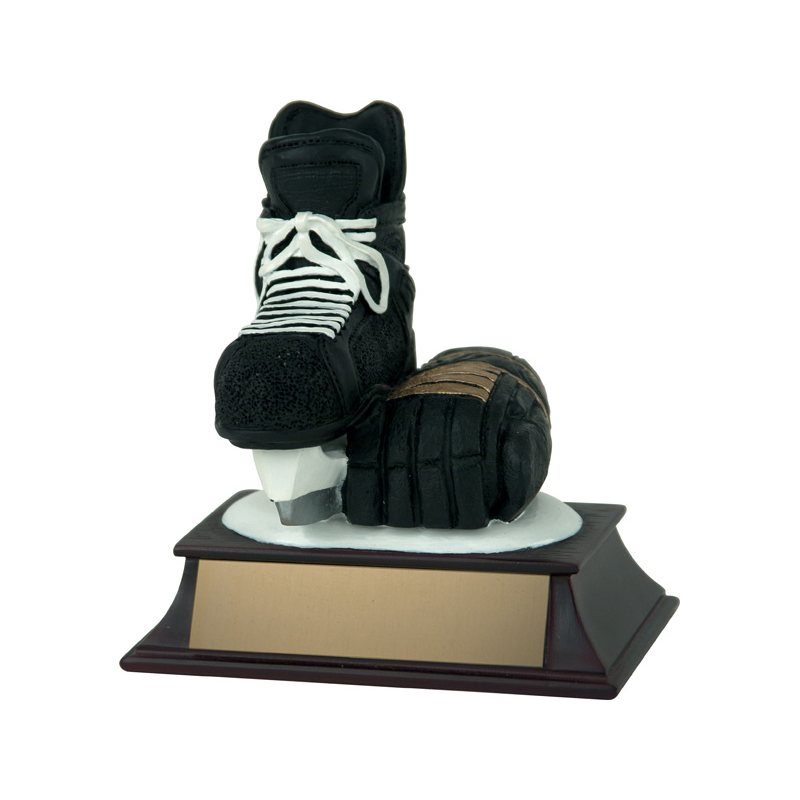 Skate & Glove Resin Award - Hockey