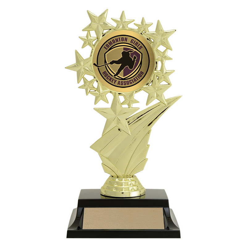 Star Swoosh Custom Trophy
