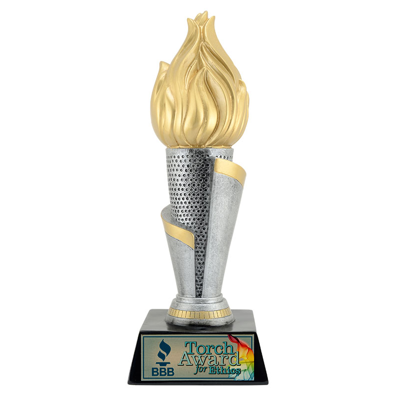 Torch Tower Individual Resin Award - Victory