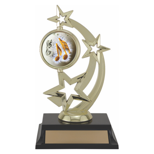 Triple Star Spinner Custom Trophy