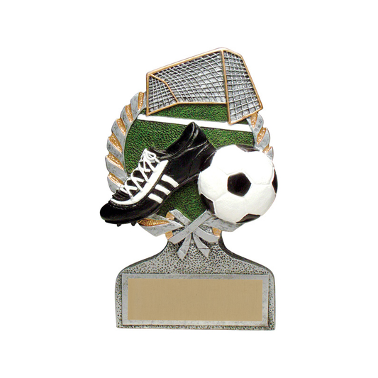 Vintage Wreath Resin Award - Soccer