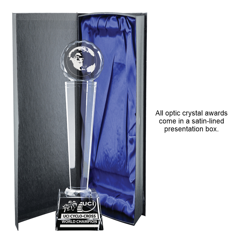 Vapour Series - Baseball Crystal Award