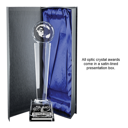 Vapour Series - Baseball Crystal Award